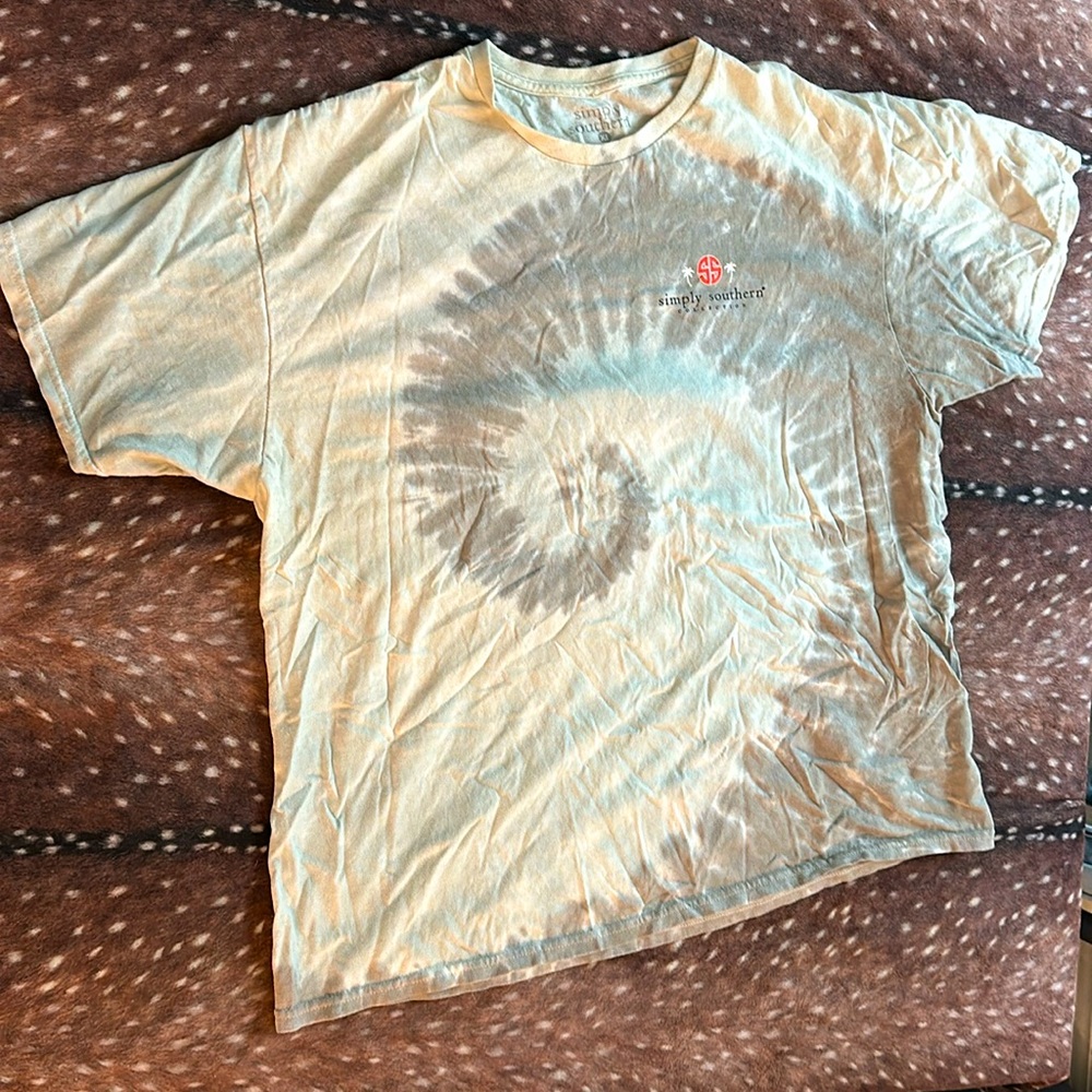 Simply Southern, XL, grey and white tie dye.